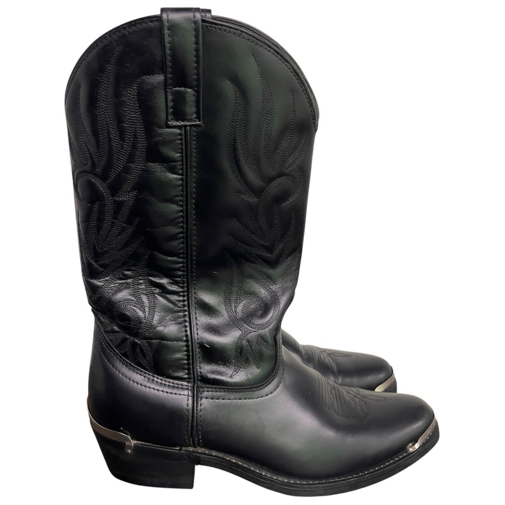Laredo Men's Black Western Cowboy Boots Pointed Toe 11EW Extra Wide